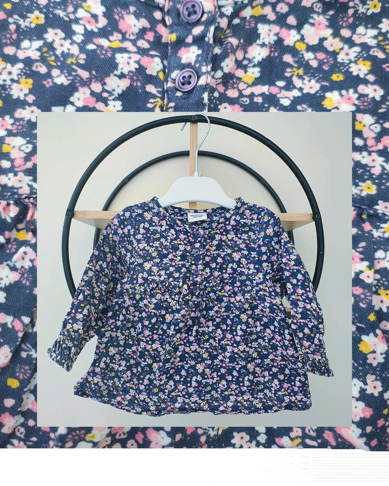 9 mois blouse tape a l'oeil